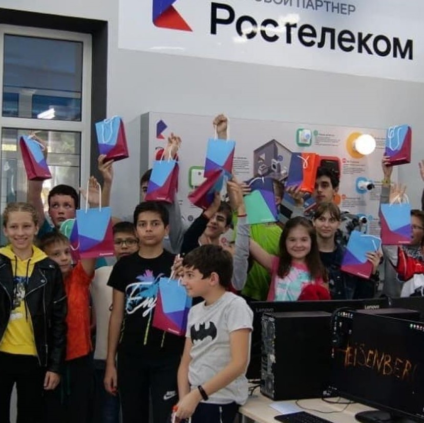 Стенд «Умный дом» подарил кванторианцам «Ростелекома». 