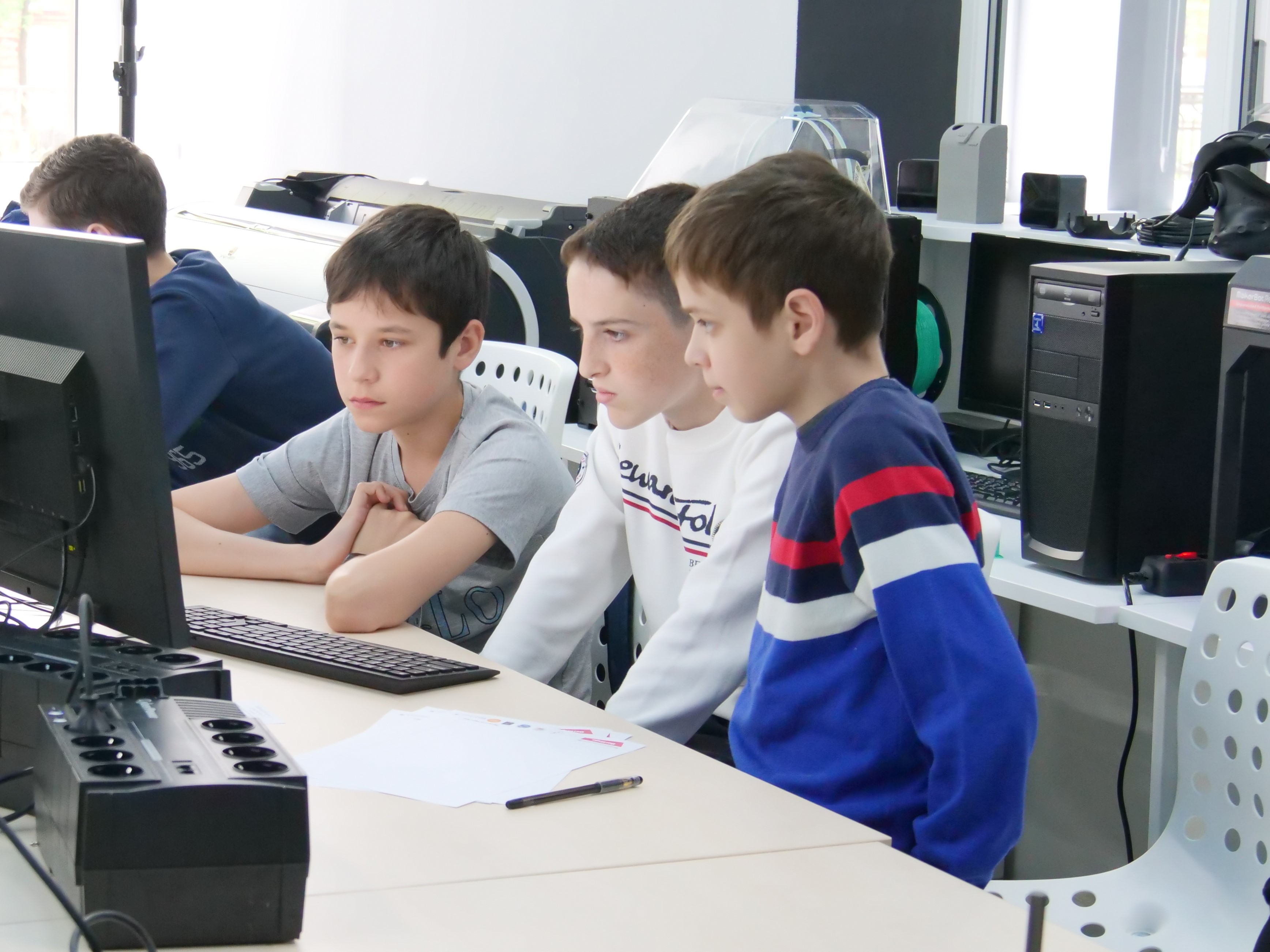 В Кванториме прошел Турнир Архимеда для начинающих программистов